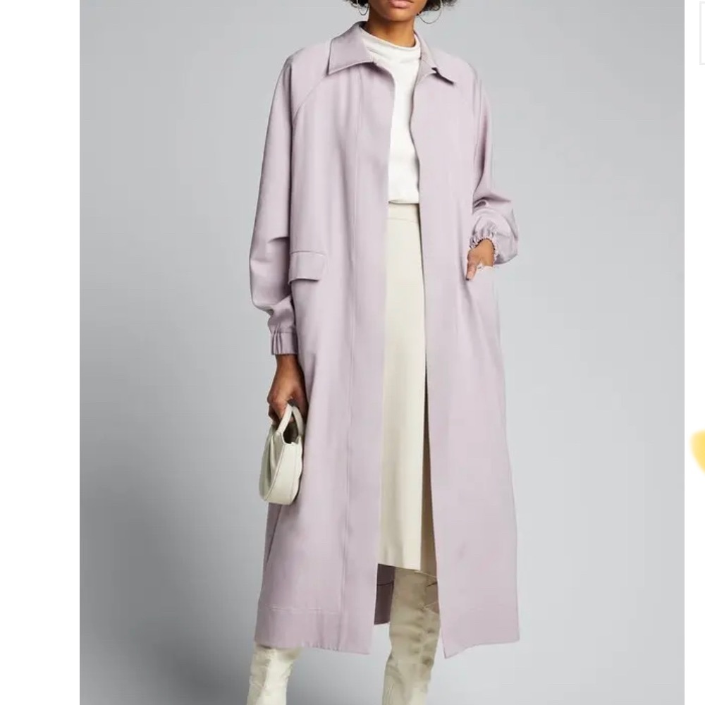 Kassl lilac trench coat - NWT! Size small